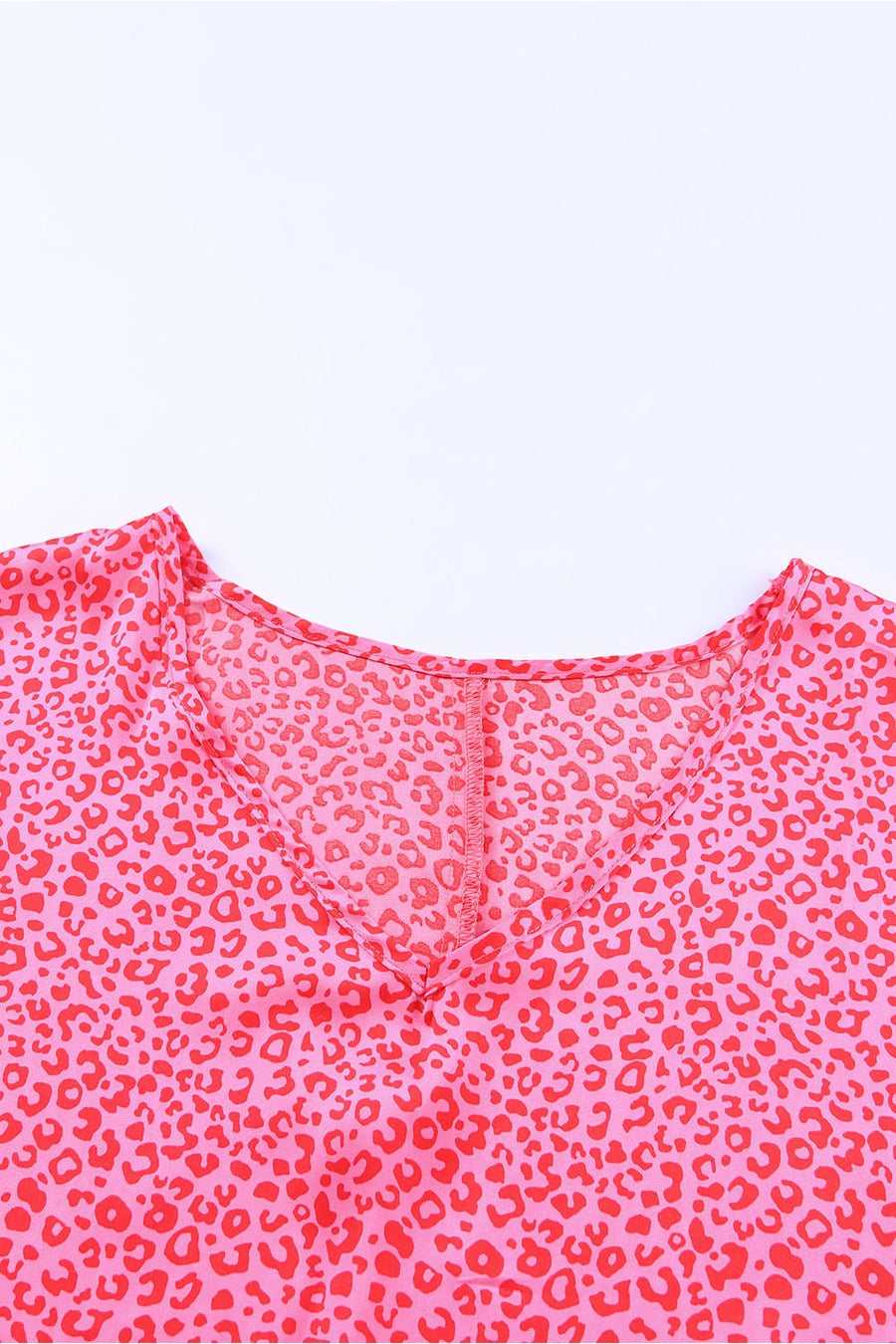 SOPHIA LEOPARD PRINT LONG SLEEVE TOP IN PINK
