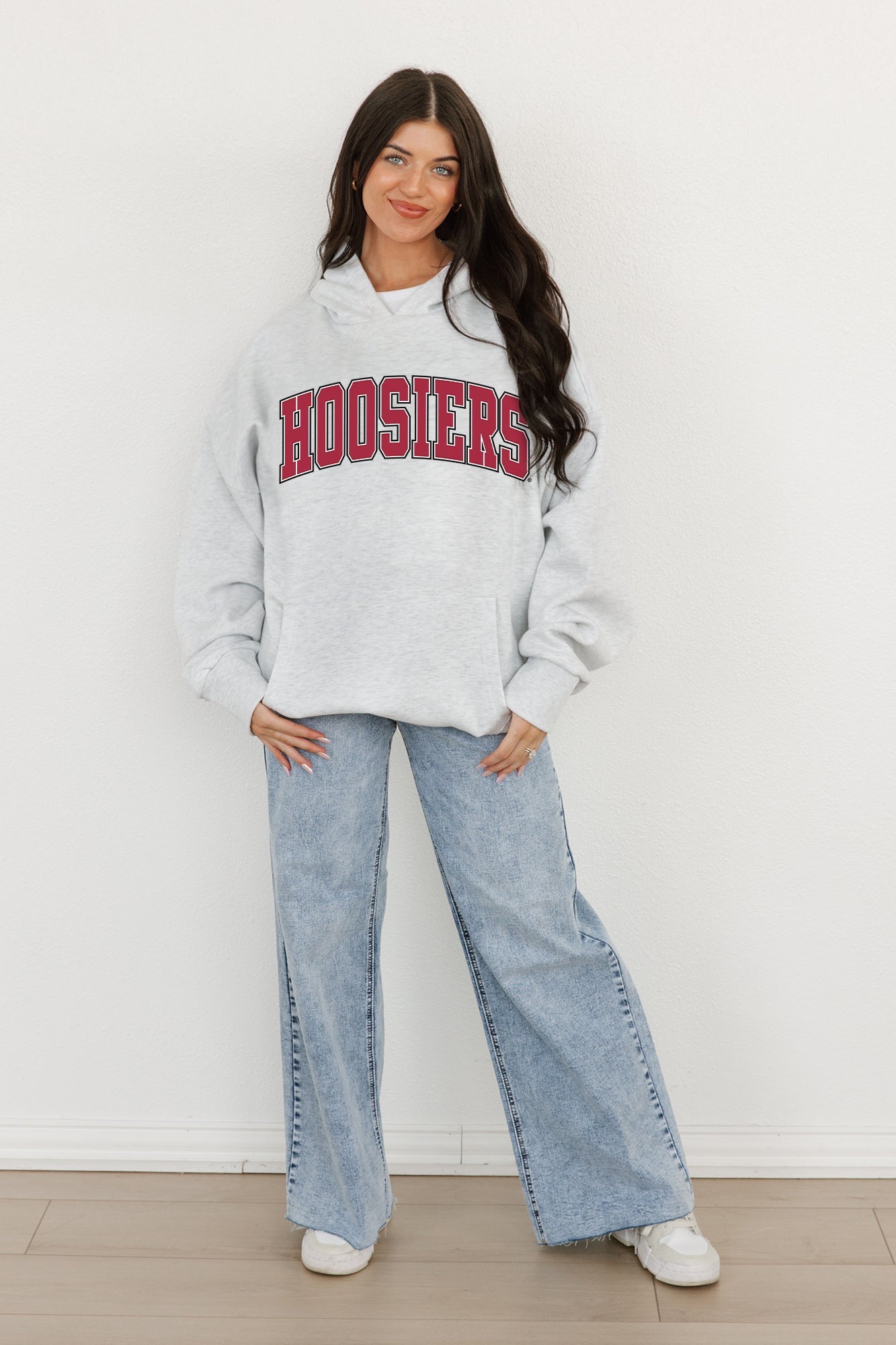 INDIANA HOOSIERS Winning Look Oversized Hoodie By Madi Prewett Troutt