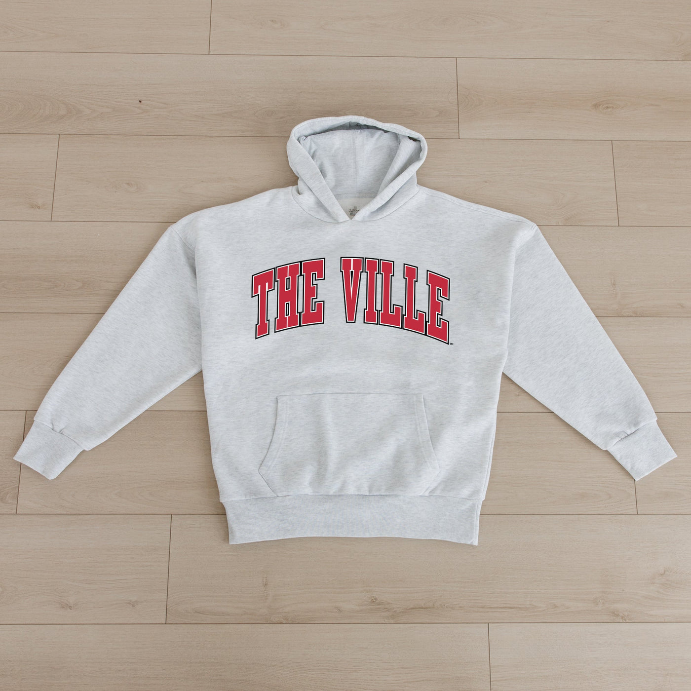 LOUISVILLE CARDINALS Winning Look Oversized Hoodie By Madi Prewett Troutt