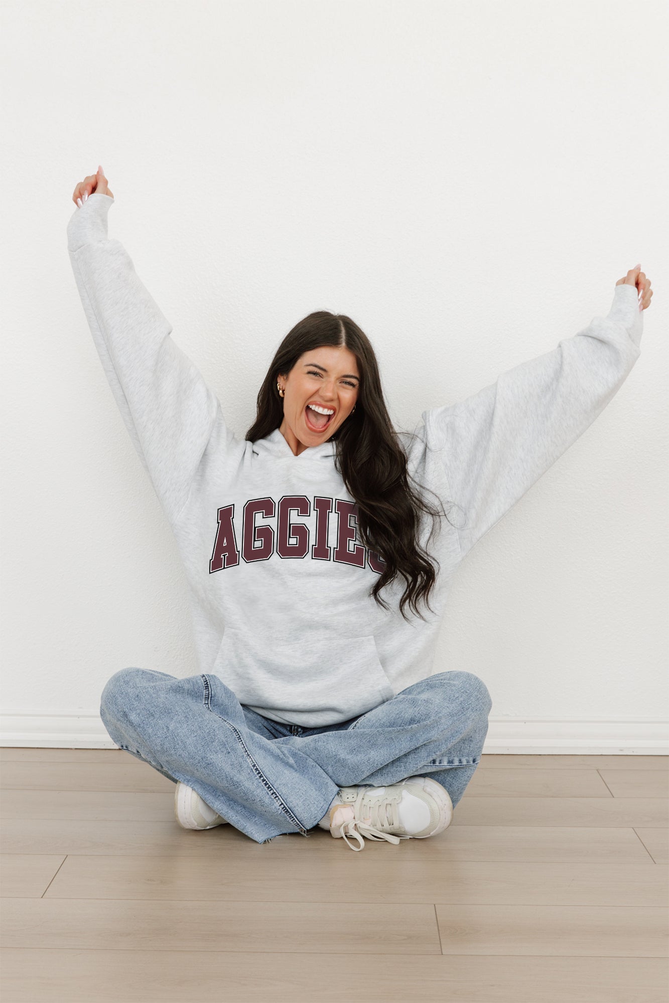 TEXAS A&M AGGIES Winning Look Oversized Hoodie By Madi Prewett Troutt