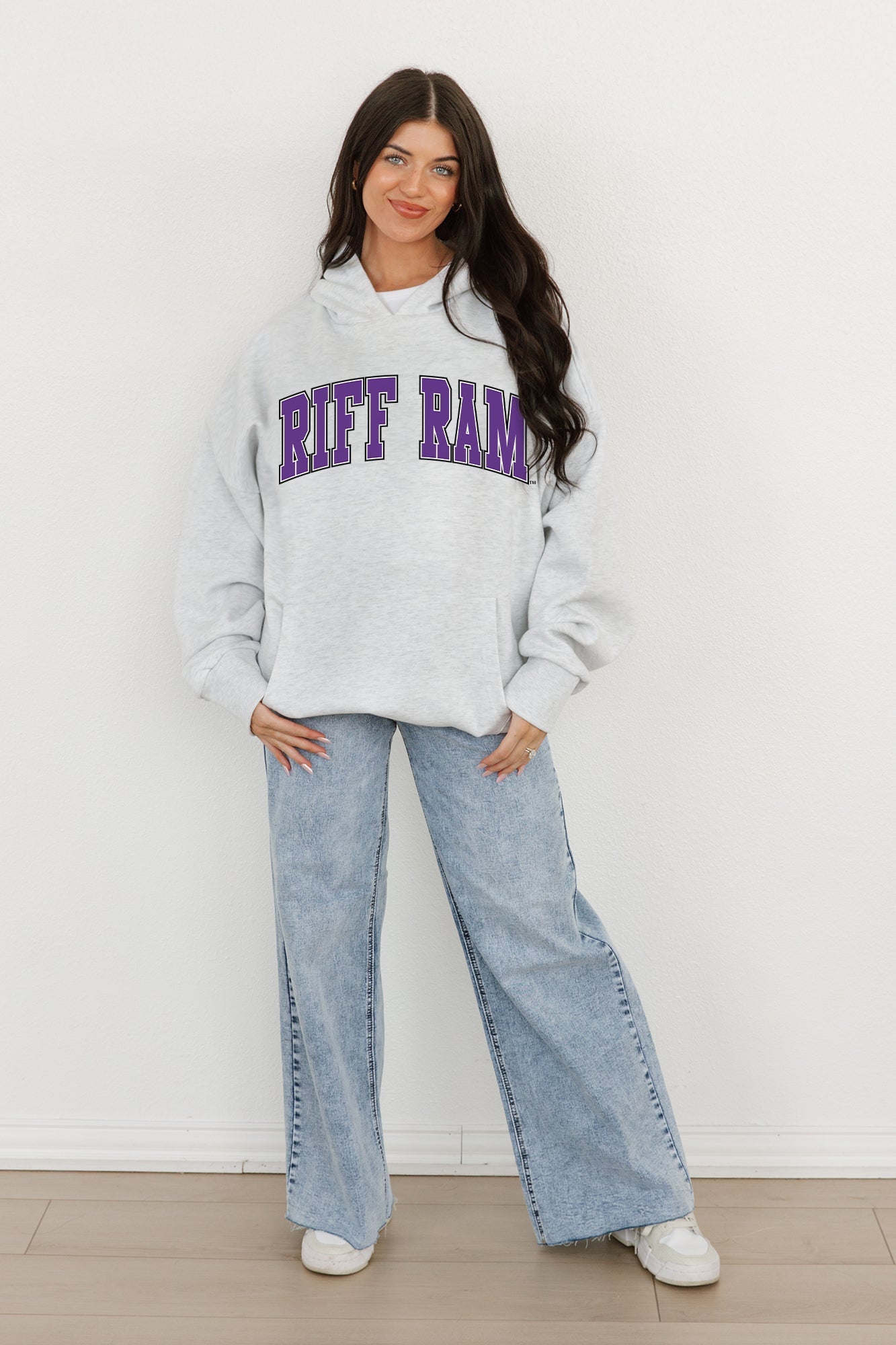 TCU HORNED FROGS Winning Look Oversized Hoodie By Madi Prewett Troutt