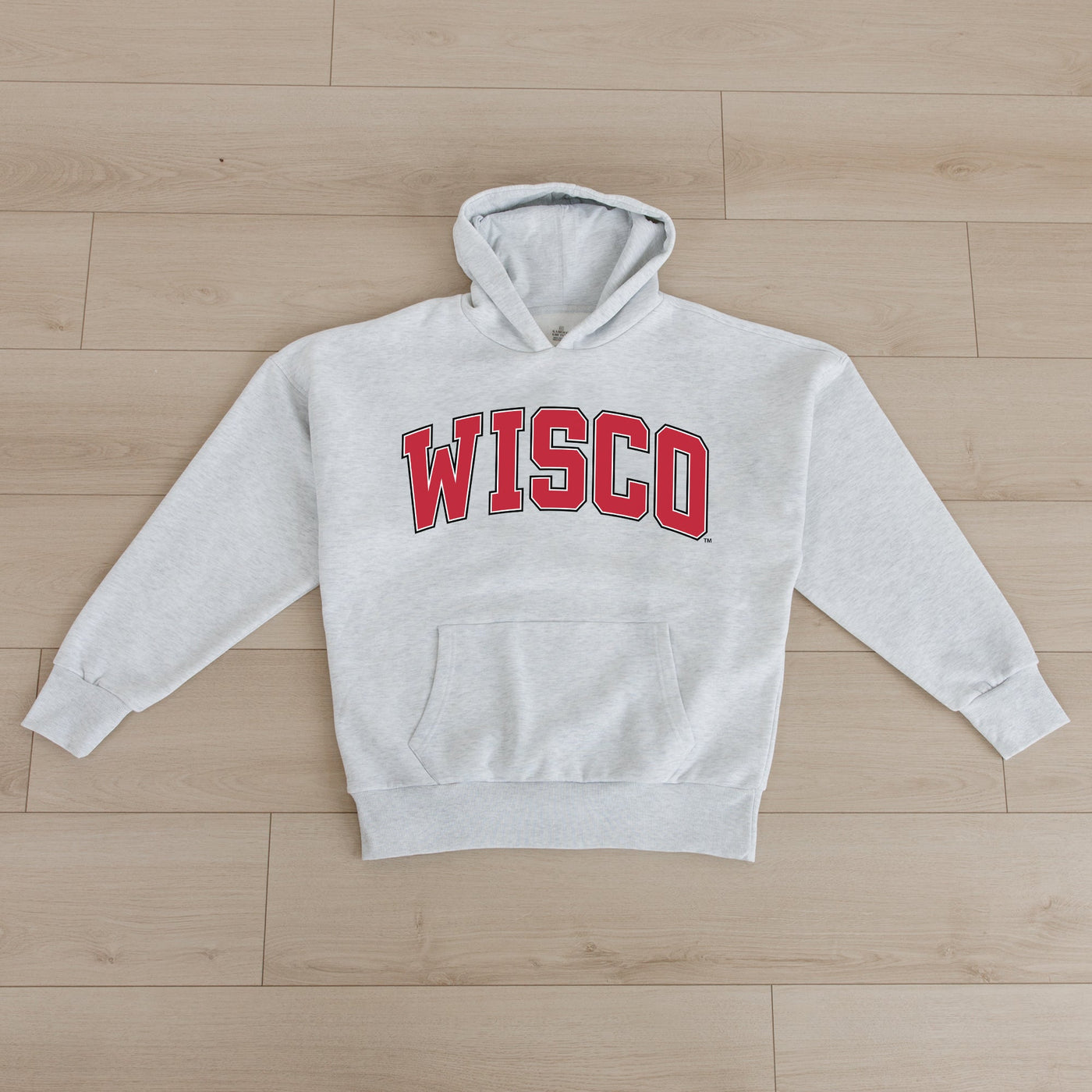 WISCONSIN BADGERS Winning Look Oversized Hoodie By Madi Prewett Troutt