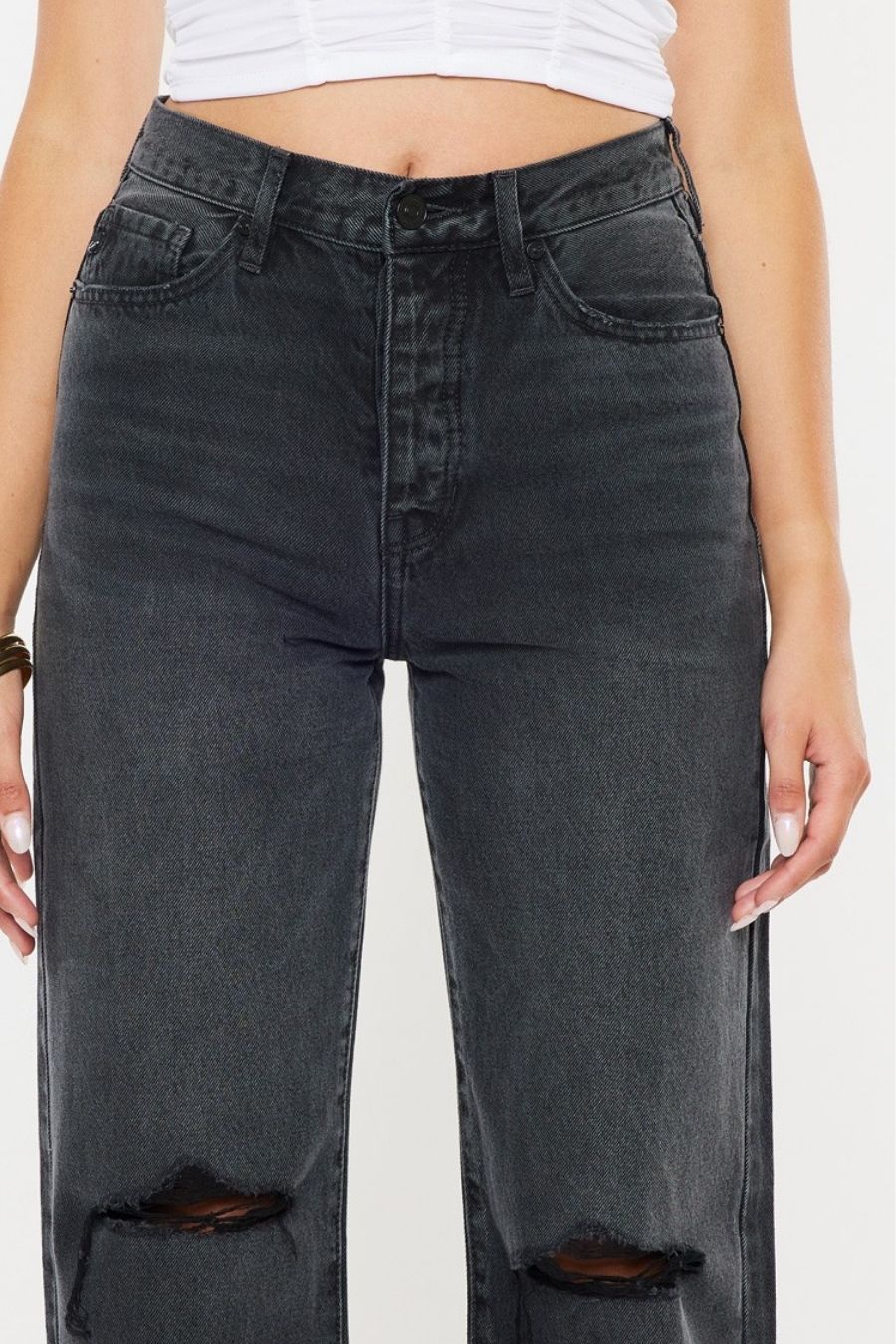 EXCHANGE HIGH RISE 90'S FLARE JEANS
