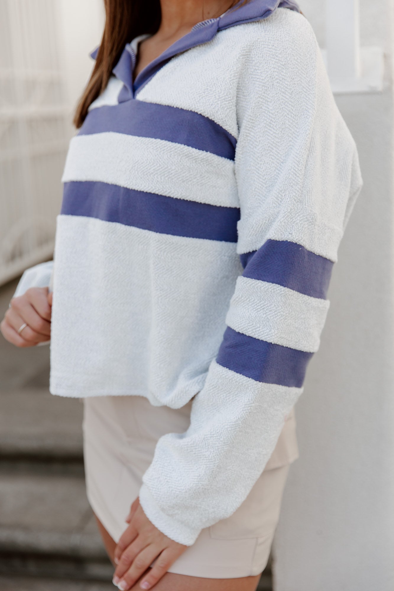 HARBOR HORIZON LONG SLEEVE TOP