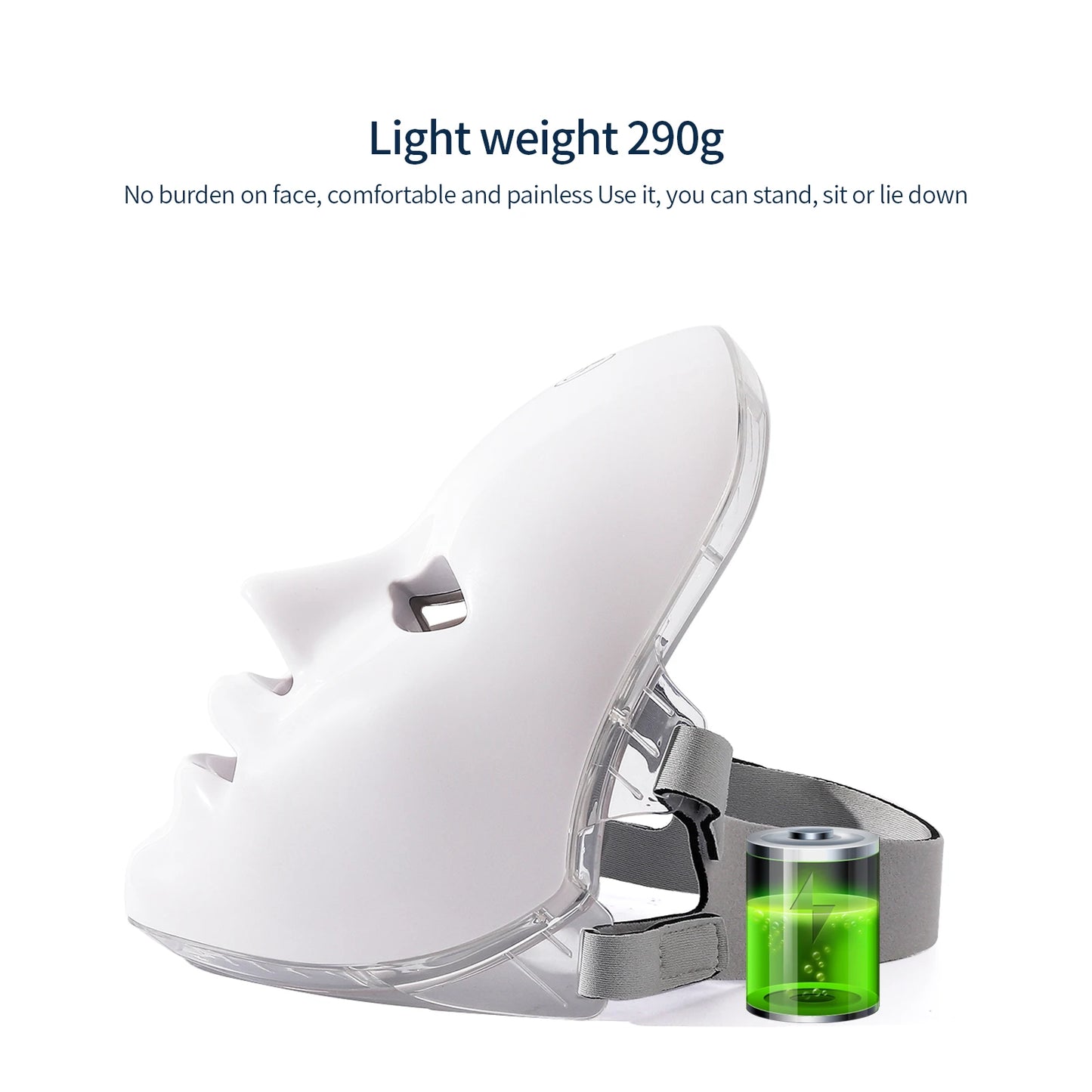 Rechargeable Facial LED Mask - Virelles