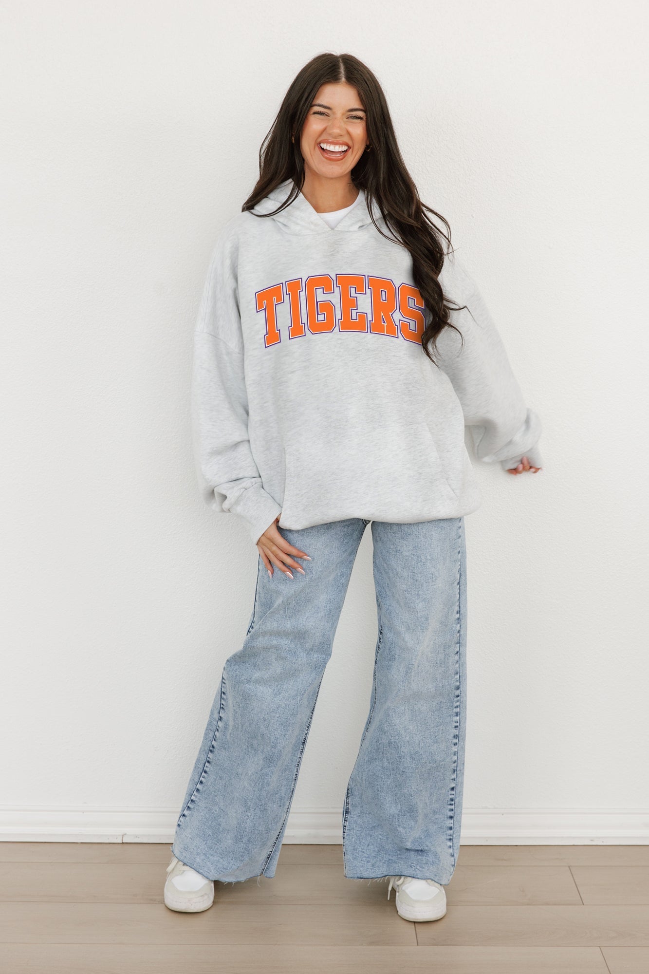 CLEMSON TIGERS Winning Look Oversized Hoodie By Madi Prewett Troutt