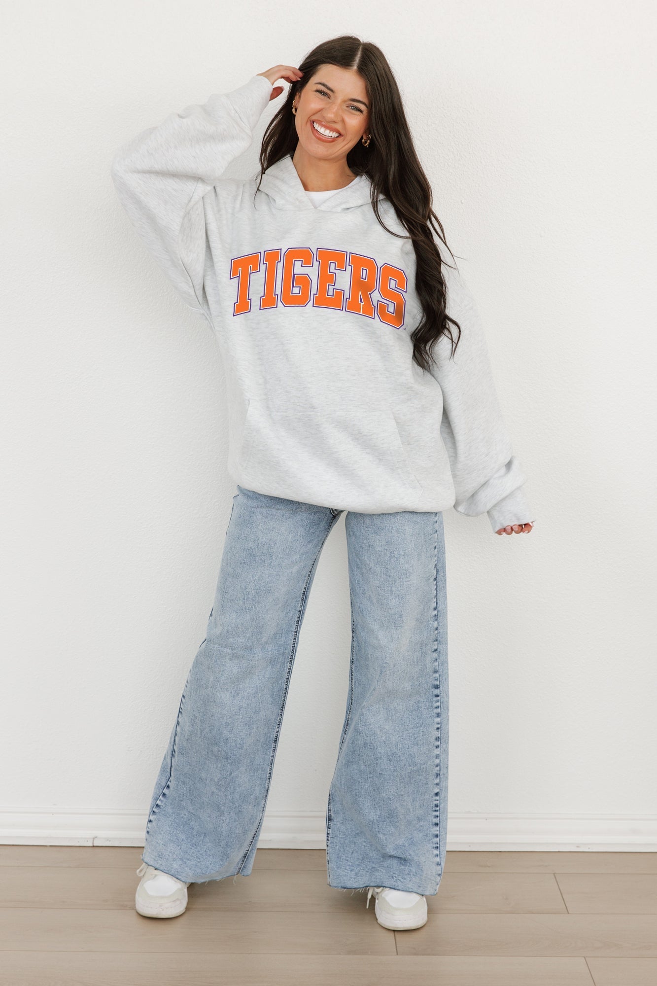 CLEMSON TIGERS Winning Look Oversized Hoodie By Madi Prewett Troutt