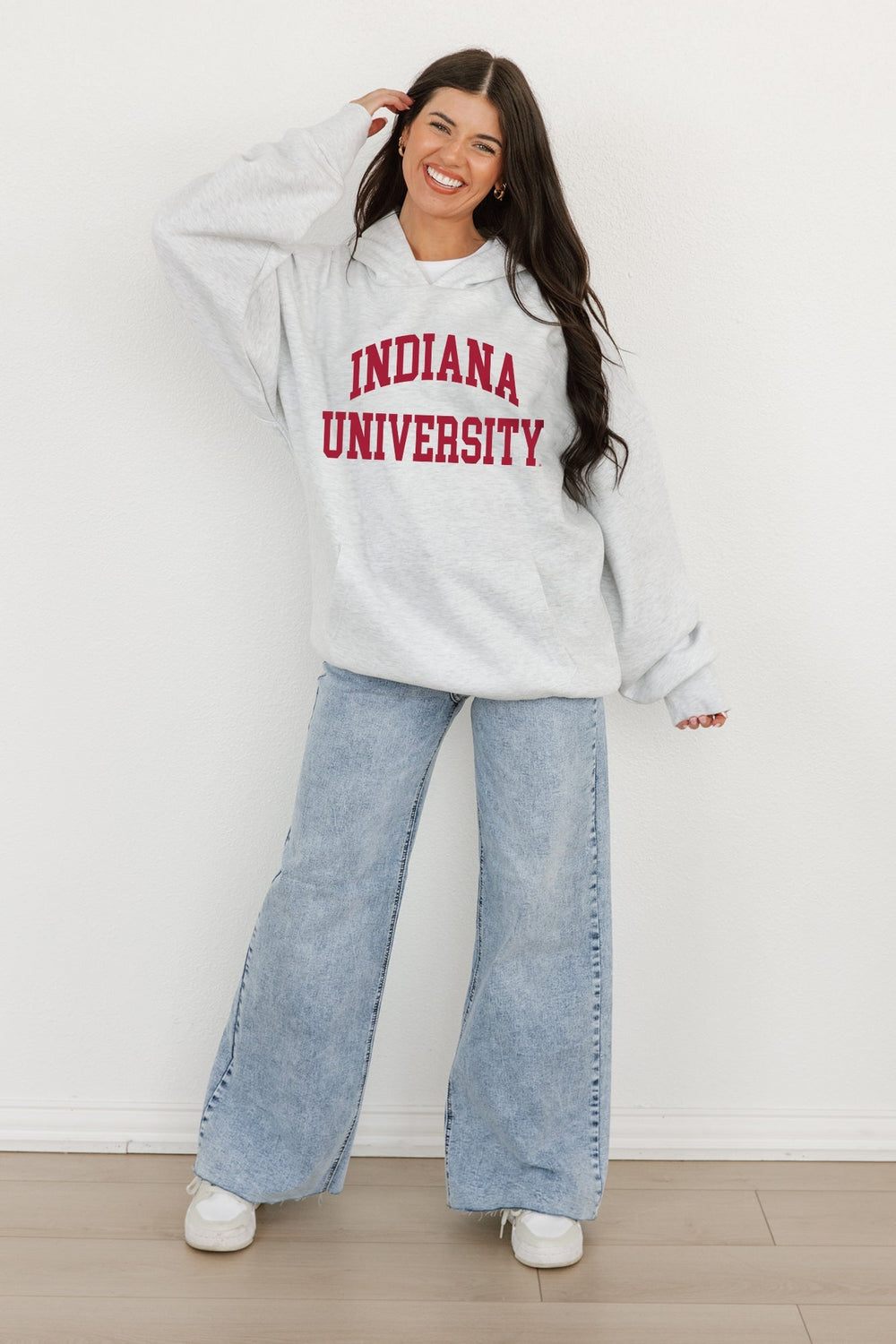 INDIANA HOOSIERS All-Star Style Oversized Hoodie By Madi Prewett Troutt