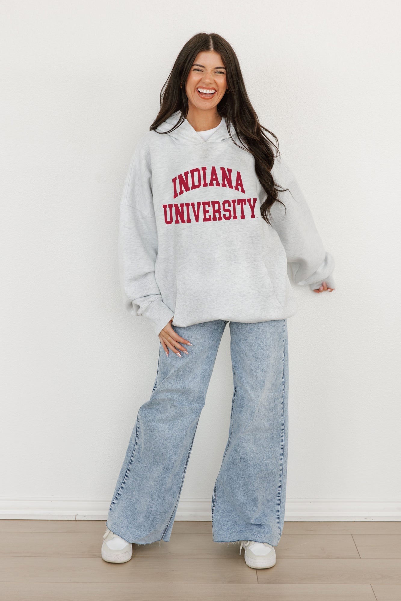 INDIANA HOOSIERS All-Star Style Oversized Hoodie By Madi Prewett Troutt