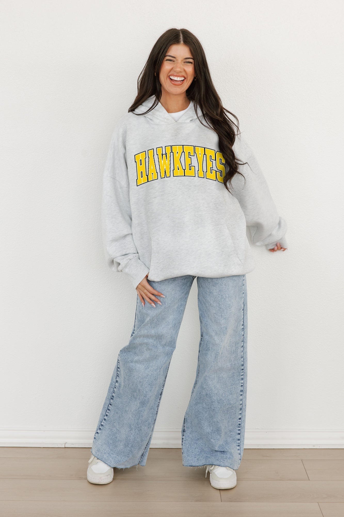 IOWA HAWKEYES Winning Look Oversized Hoodie By Madi Prewett Troutt