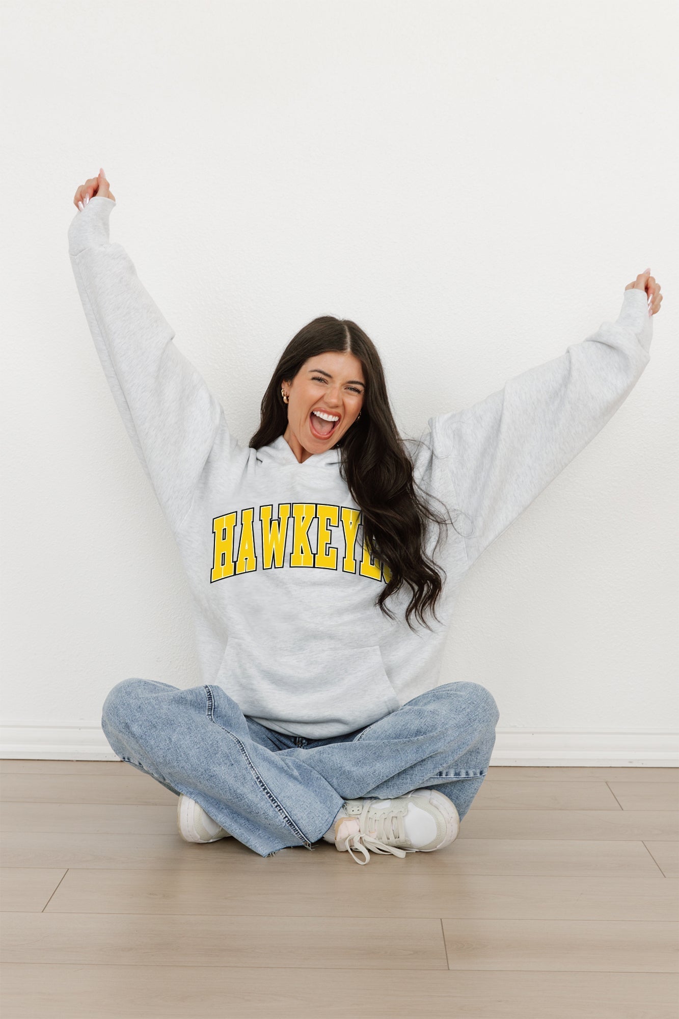 IOWA HAWKEYES Winning Look Oversized Hoodie By Madi Prewett Troutt