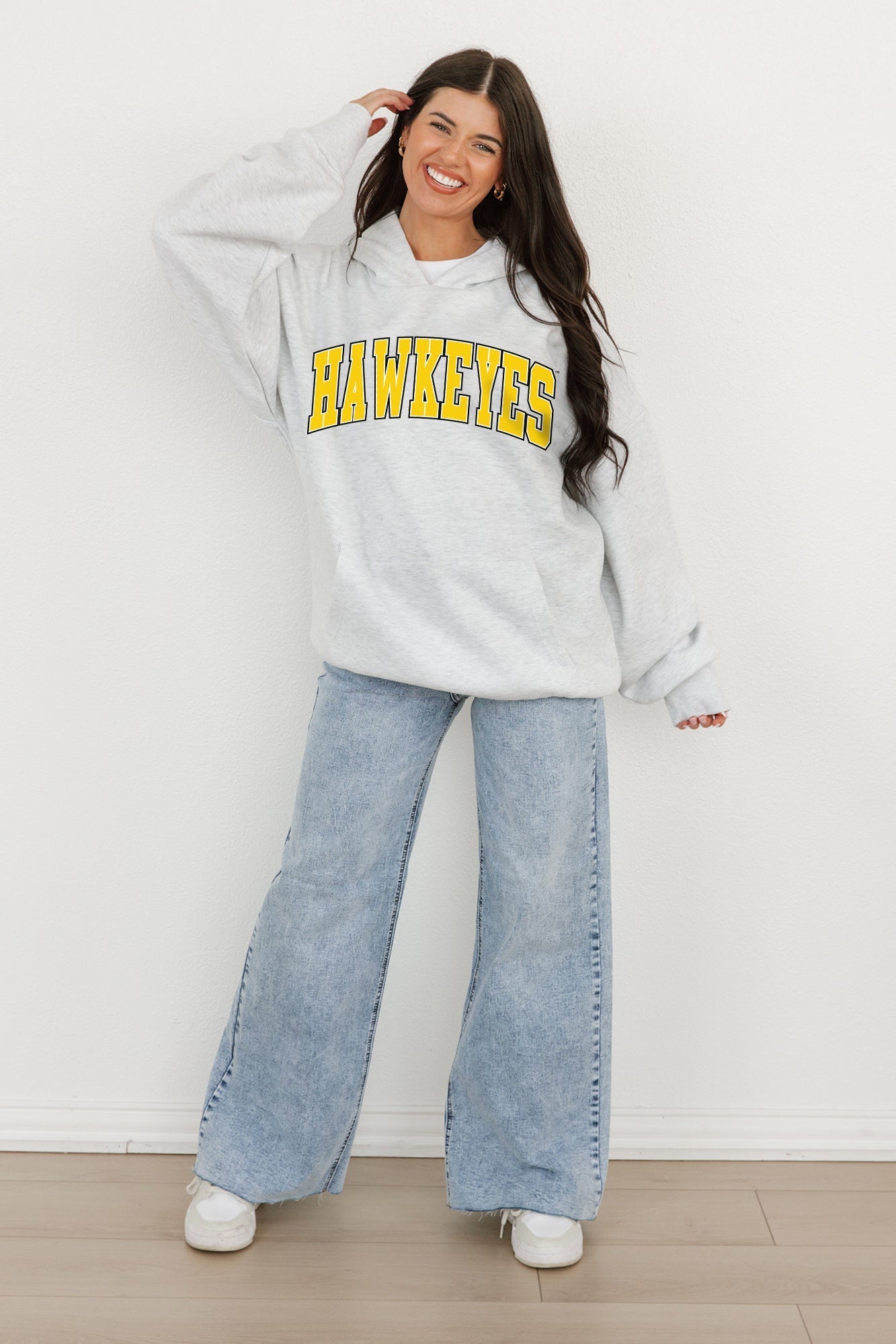 IOWA HAWKEYES Winning Look Oversized Hoodie By Madi Prewett Troutt