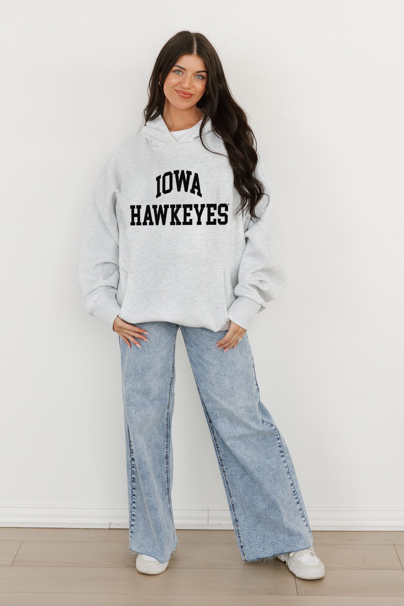 IOWA HAWKEYES All-Star Style Oversized Hoodie By Madi Prewett Troutt