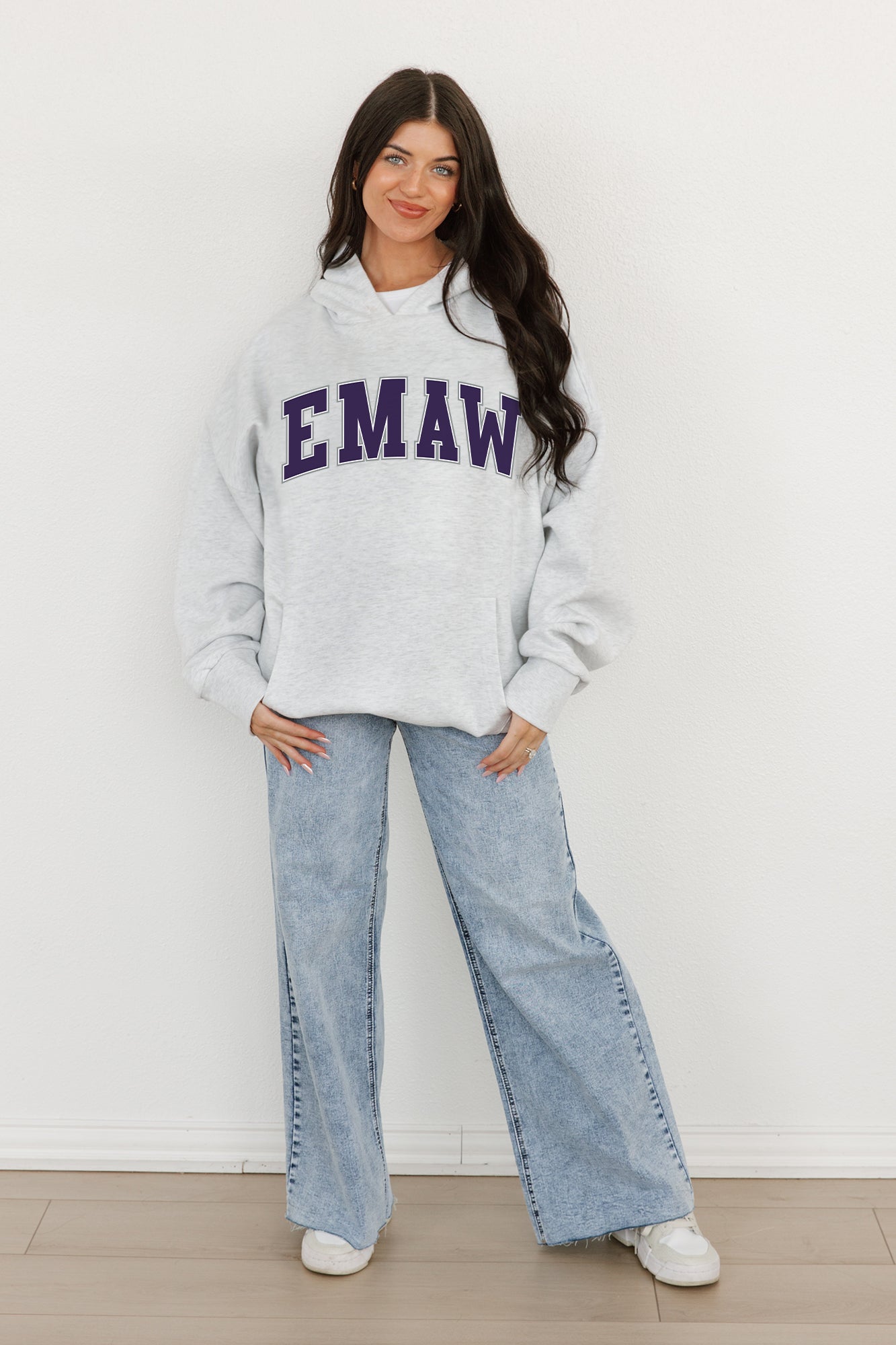KANSAS STATE WILDCATS Winning Look Oversized Hoodie By Madi Prewett Troutt