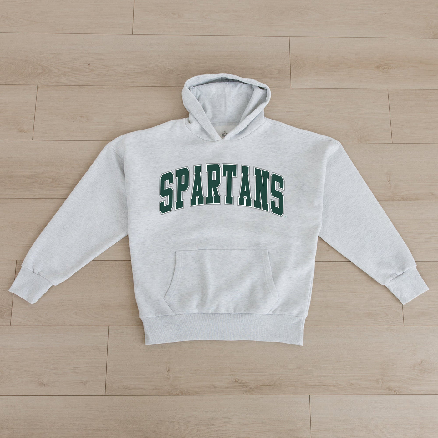 MICHIGAN STATE SPARTANS Winning Look Oversized Hoodie By Madi Prewett Troutt