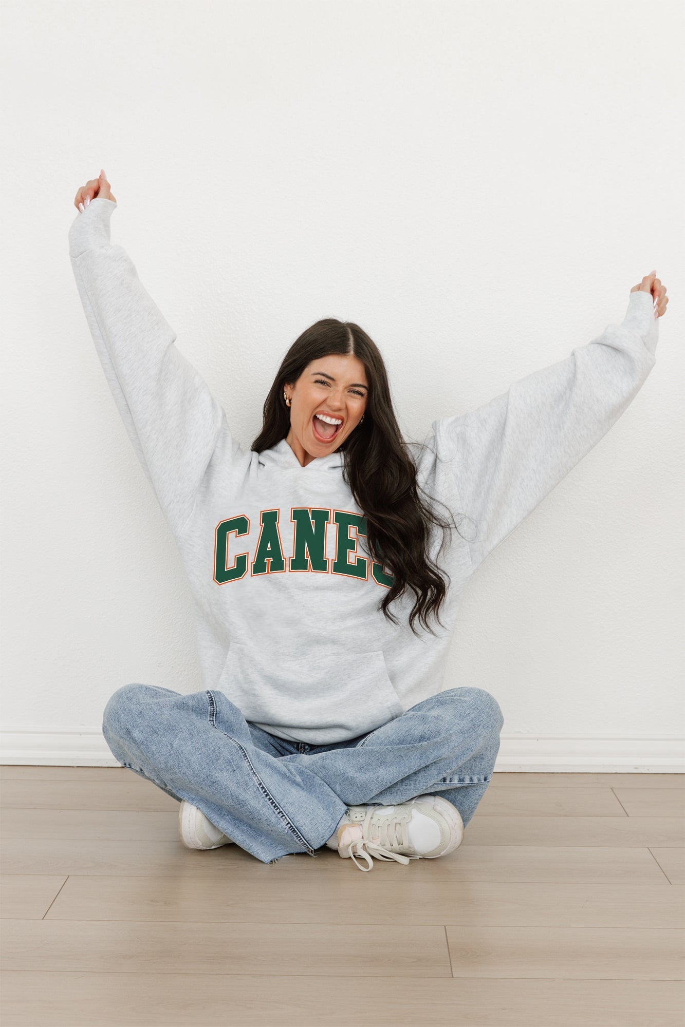 MIAMI HURRICANES Winning Look Oversized Hoodie By Madi Prewett Troutt