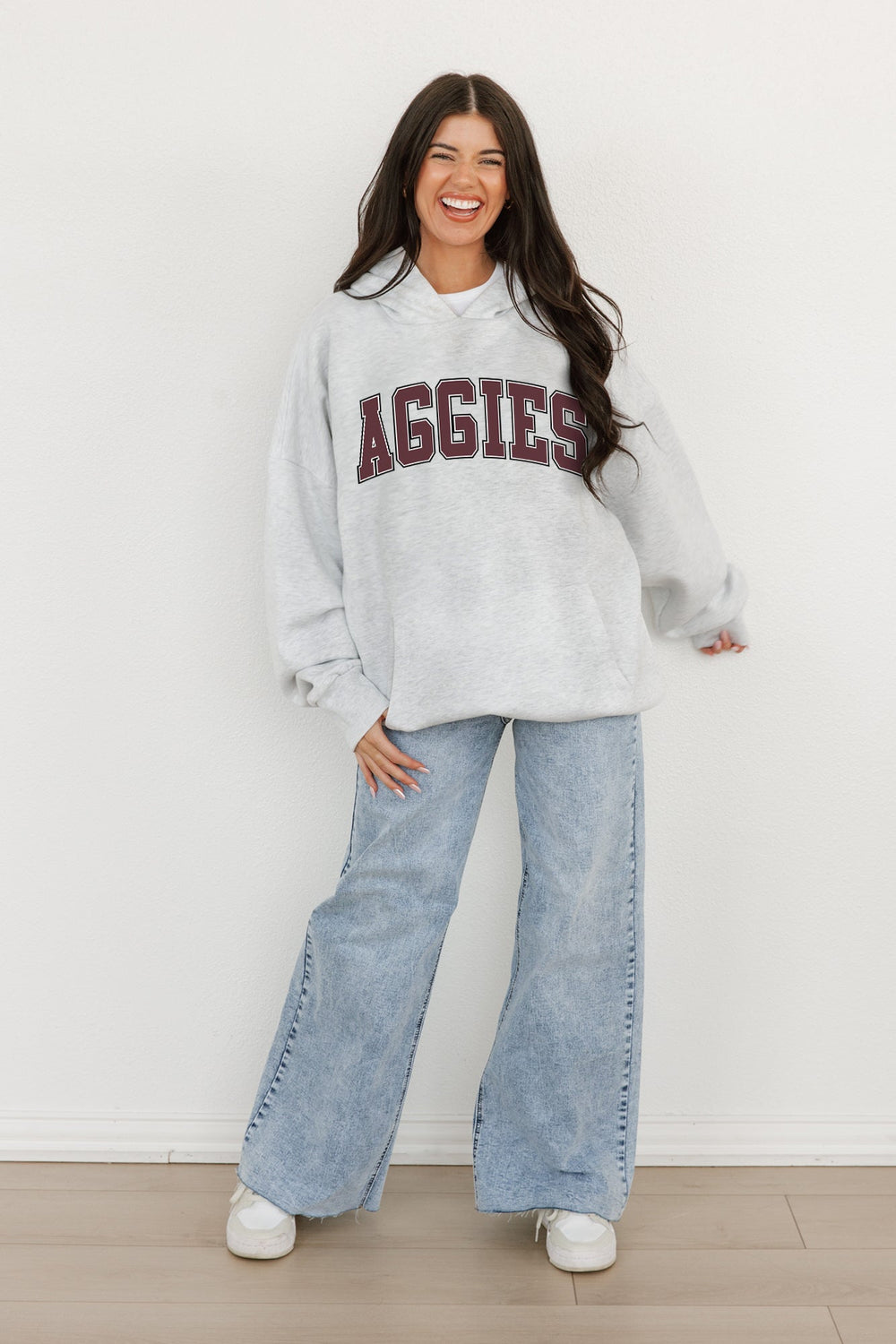TEXAS A&M AGGIES Winning Look Oversized Hoodie By Madi Prewett Troutt