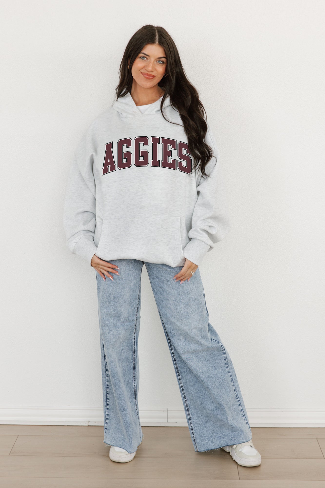 TEXAS A&M AGGIES Winning Look Oversized Hoodie By Madi Prewett Troutt
