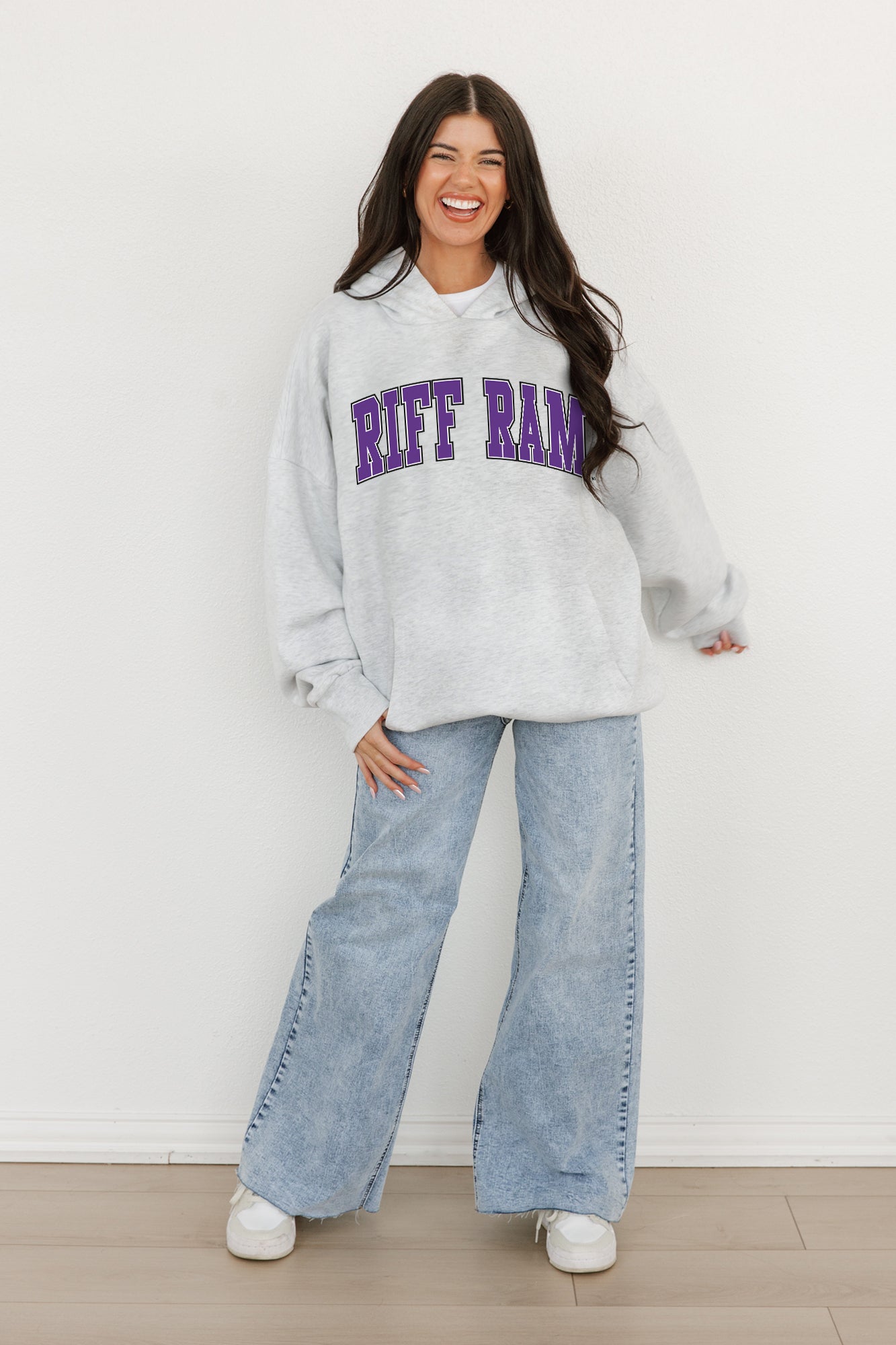 TCU HORNED FROGS Winning Look Oversized Hoodie By Madi Prewett Troutt