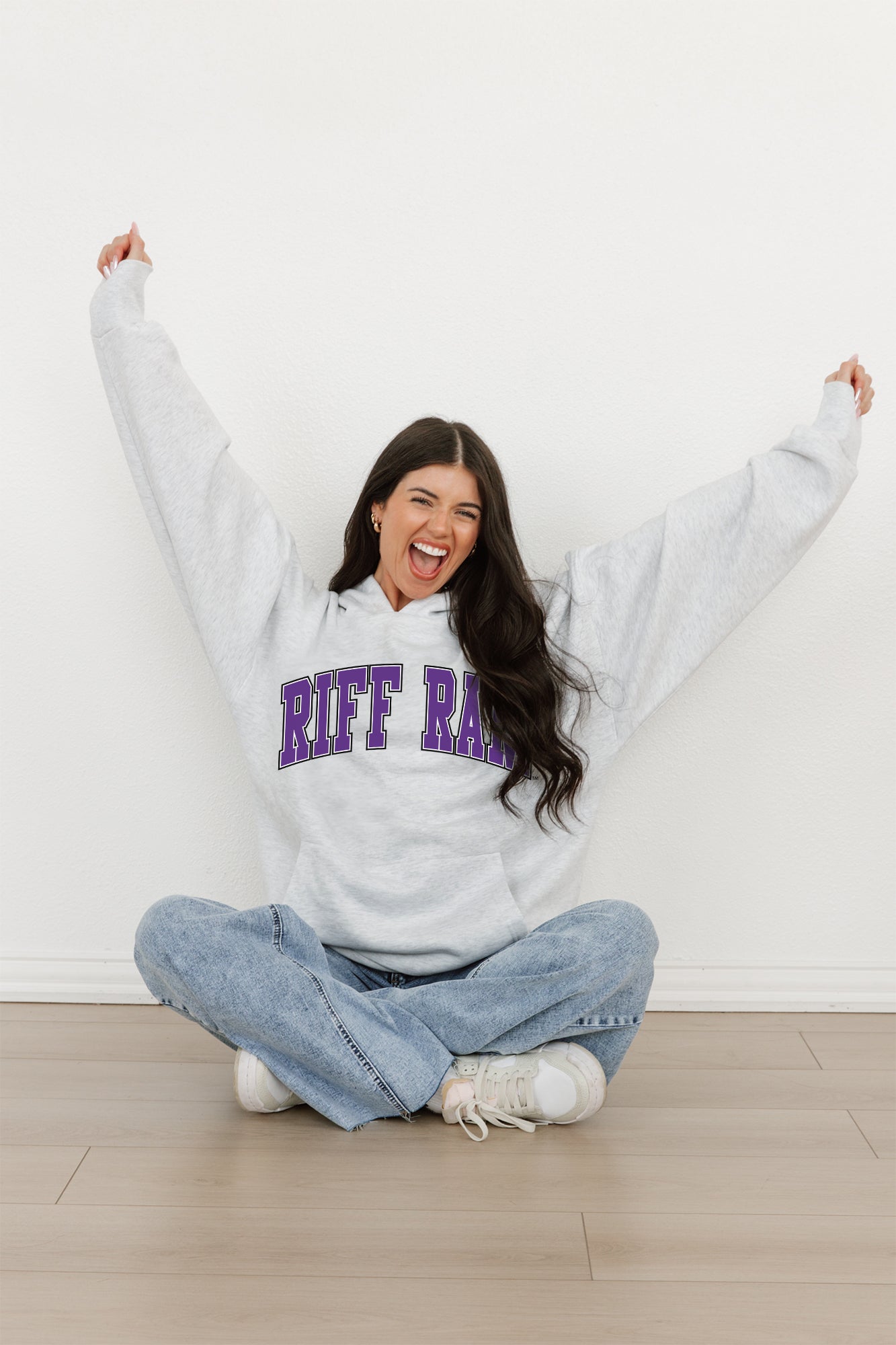TCU HORNED FROGS Winning Look Oversized Hoodie By Madi Prewett Troutt