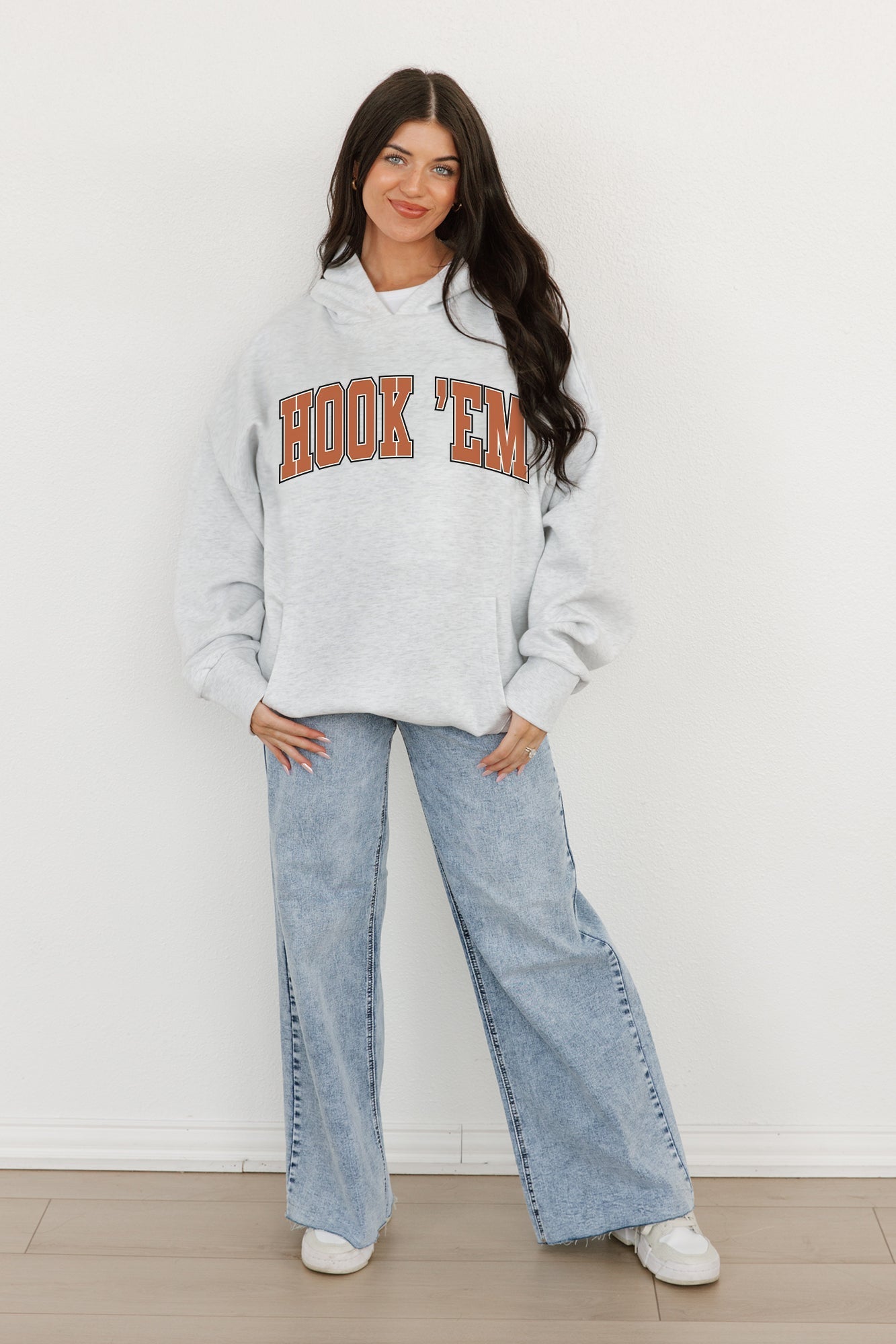 TEXAS LONGHORNS Winning Look Oversized Hoodie By Madi Prewett Troutt