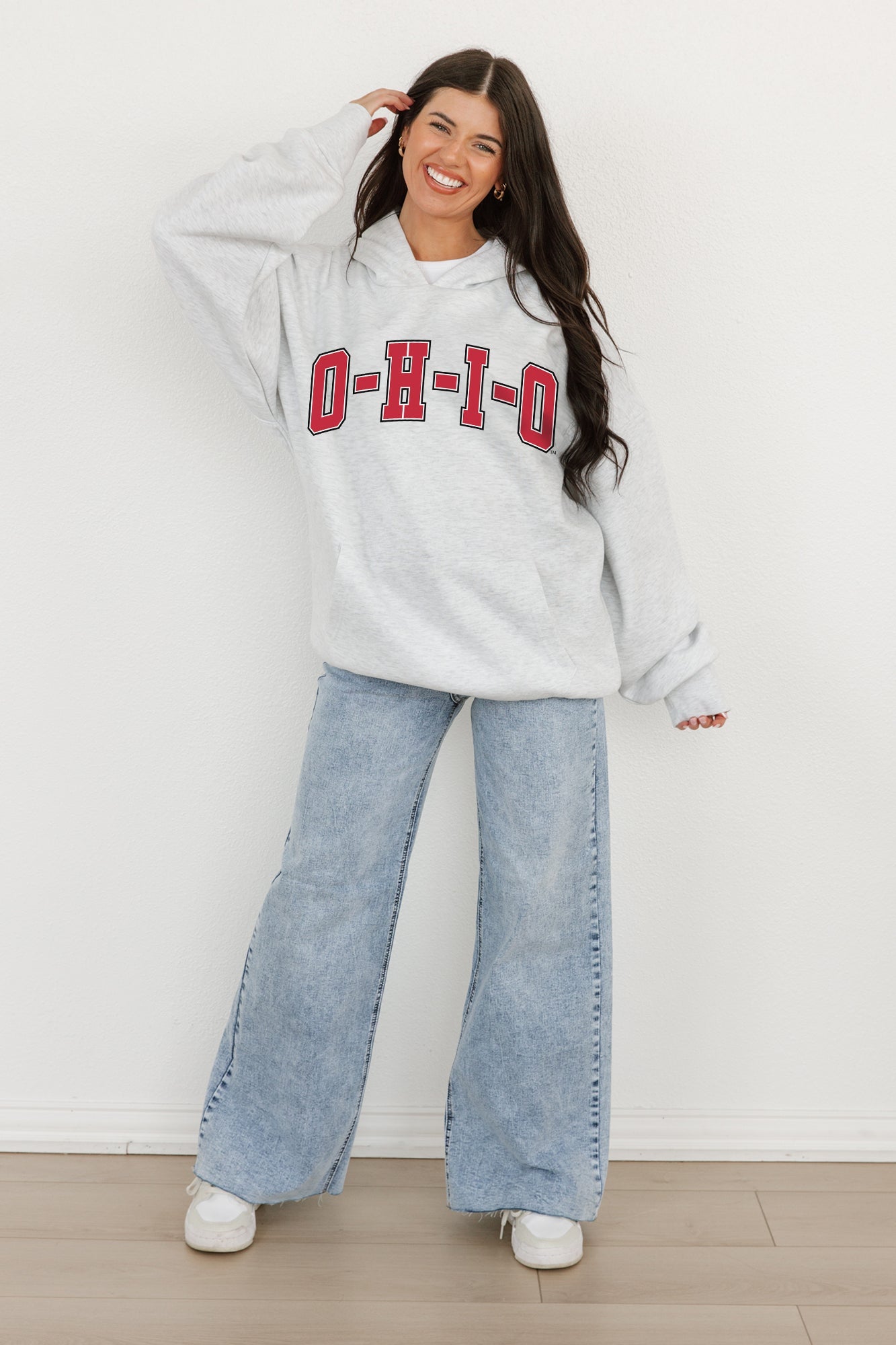 OHIO STATE BUCKEYES Winning Look Oversized Hoodie By Madi Prewett Troutt