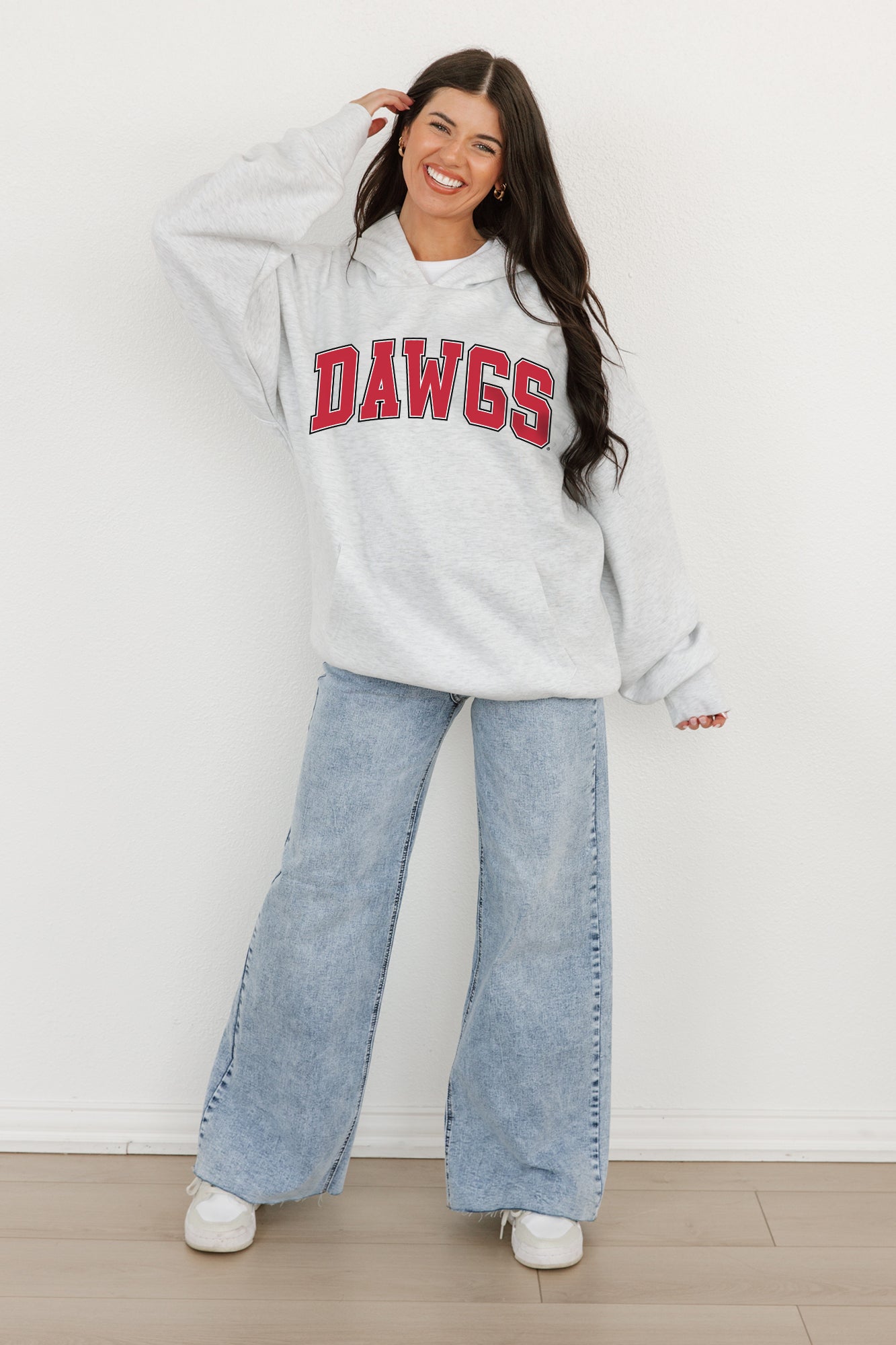 GEORGIA BULLDOGS Winning Look Oversized Hoodie By Madi Prewett Troutt