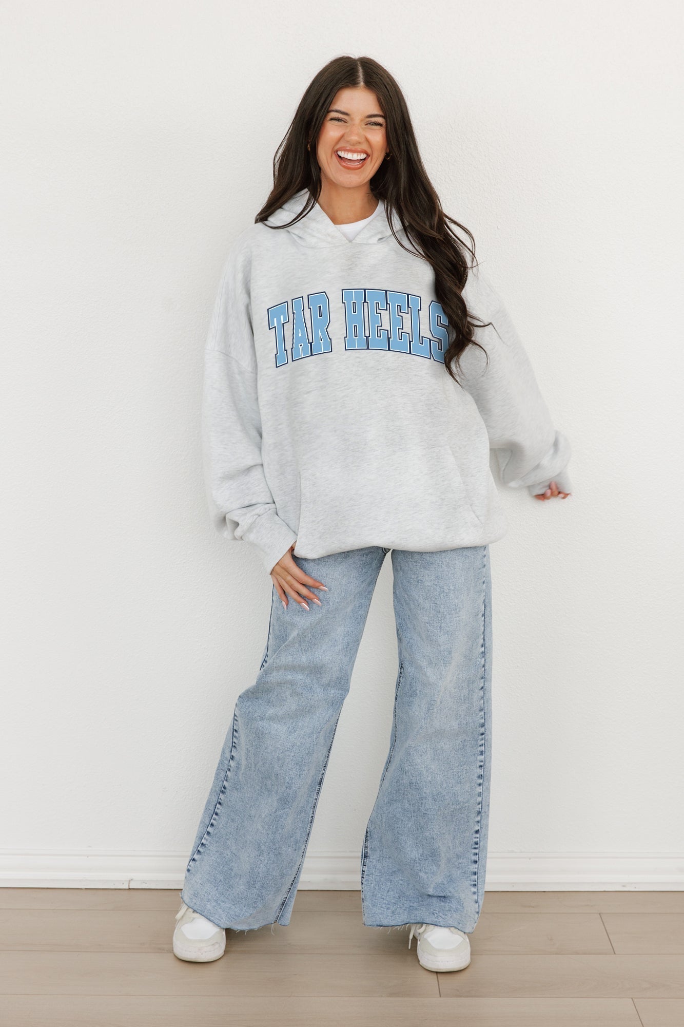 NORTH CAROLINA TAR HEELS Winning Look Oversized Hoodie By Madi Prewett Troutt