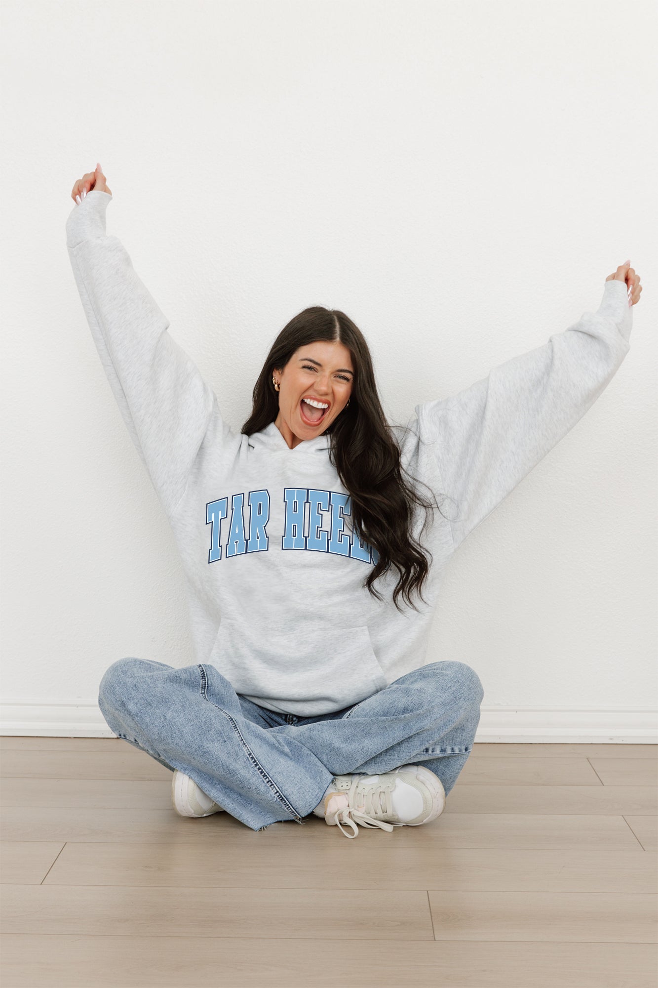 NORTH CAROLINA TAR HEELS Winning Look Oversized Hoodie By Madi Prewett Troutt