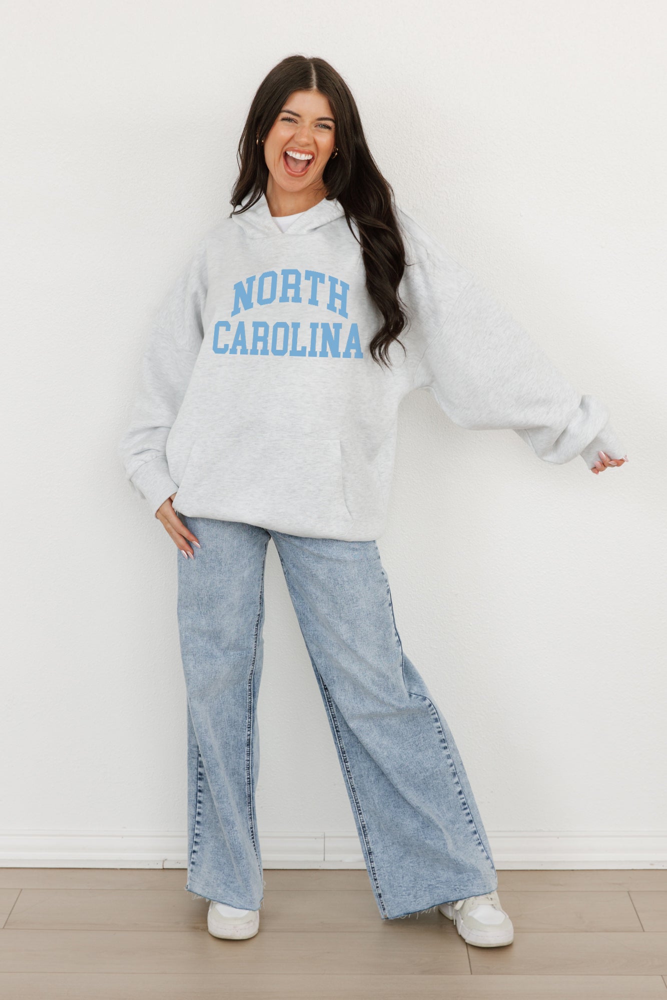 NORTH CAROLINA TAR HEELS All-Star Style Oversized Hoodie By Madi Prewett Troutt