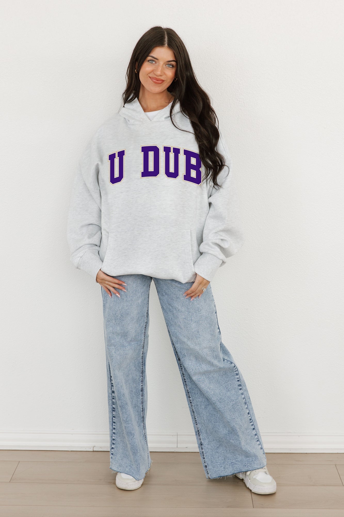 WASHINGTON HUSKIES Winning Look Oversized Hoodie By Madi Prewett Troutt