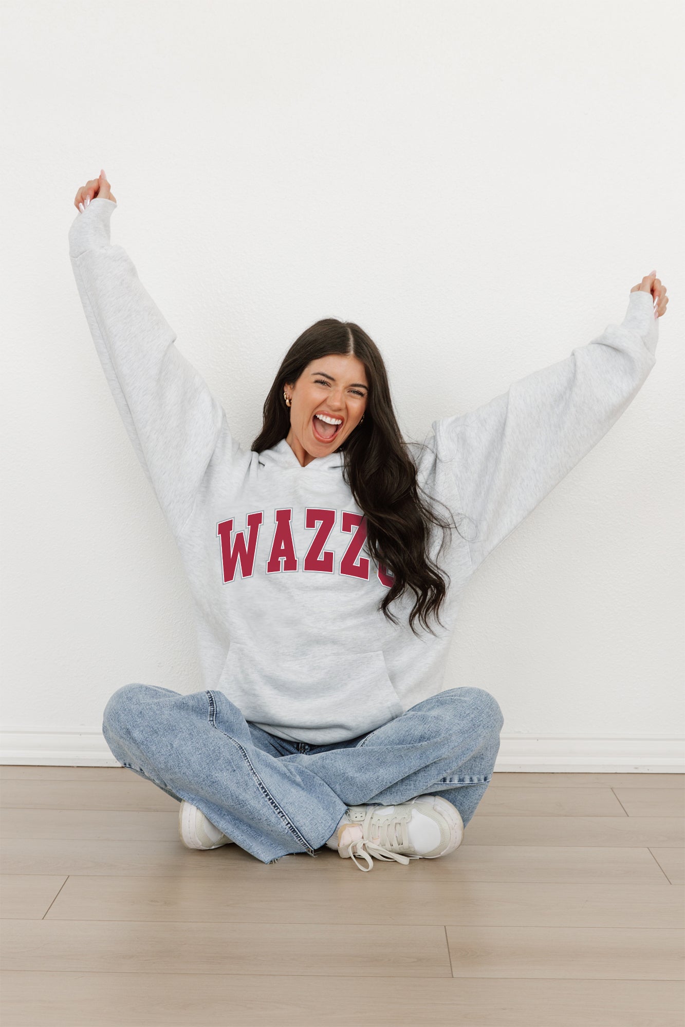 WASHINGTON STATE COUGARS Winning Look Oversized Hoodie By Madi Prewett Troutt