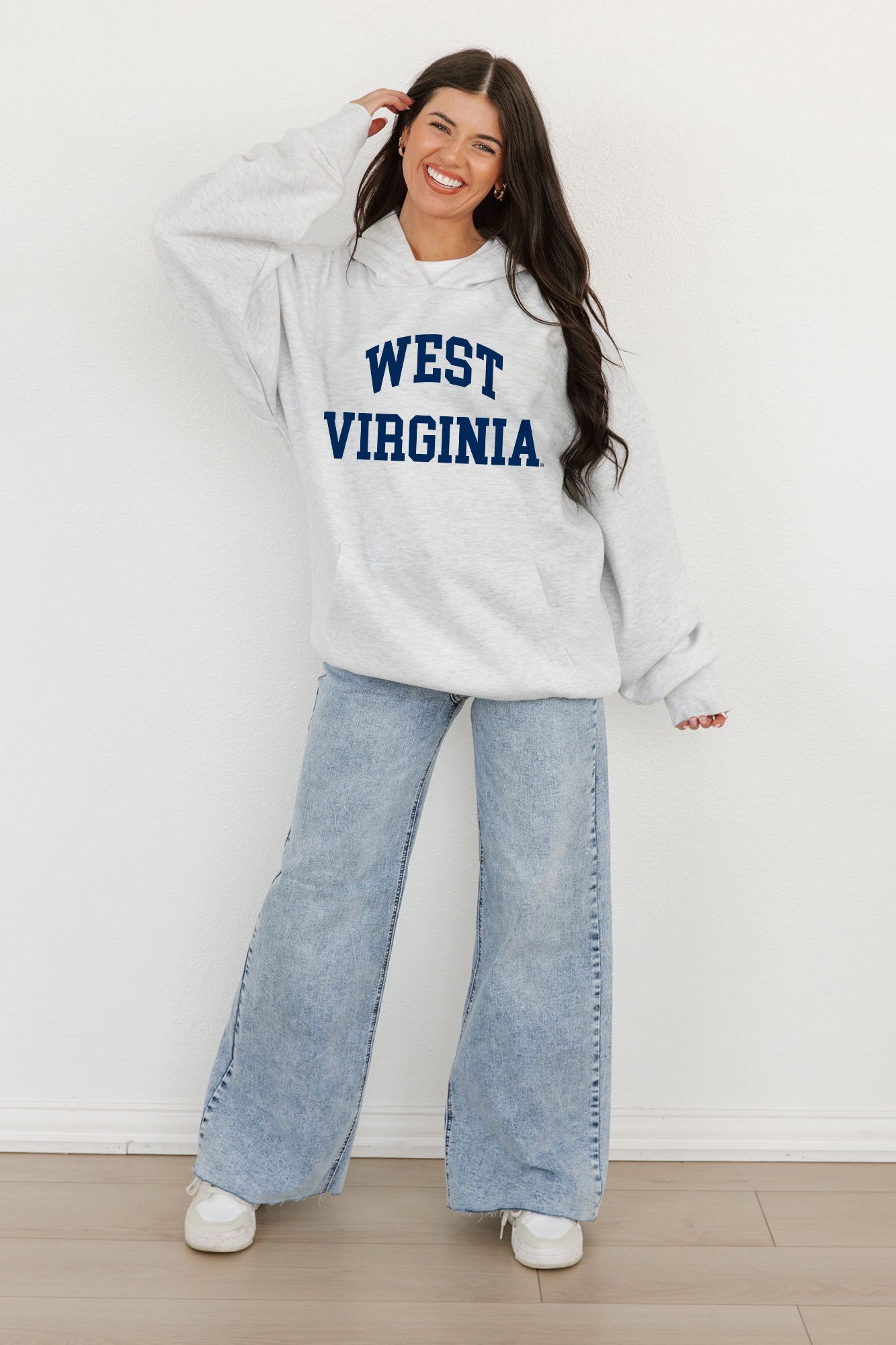 WEST VIRGINIA MOUNTAINEERS All-Star Style Oversized Hoodie By Madi Prewett Troutt