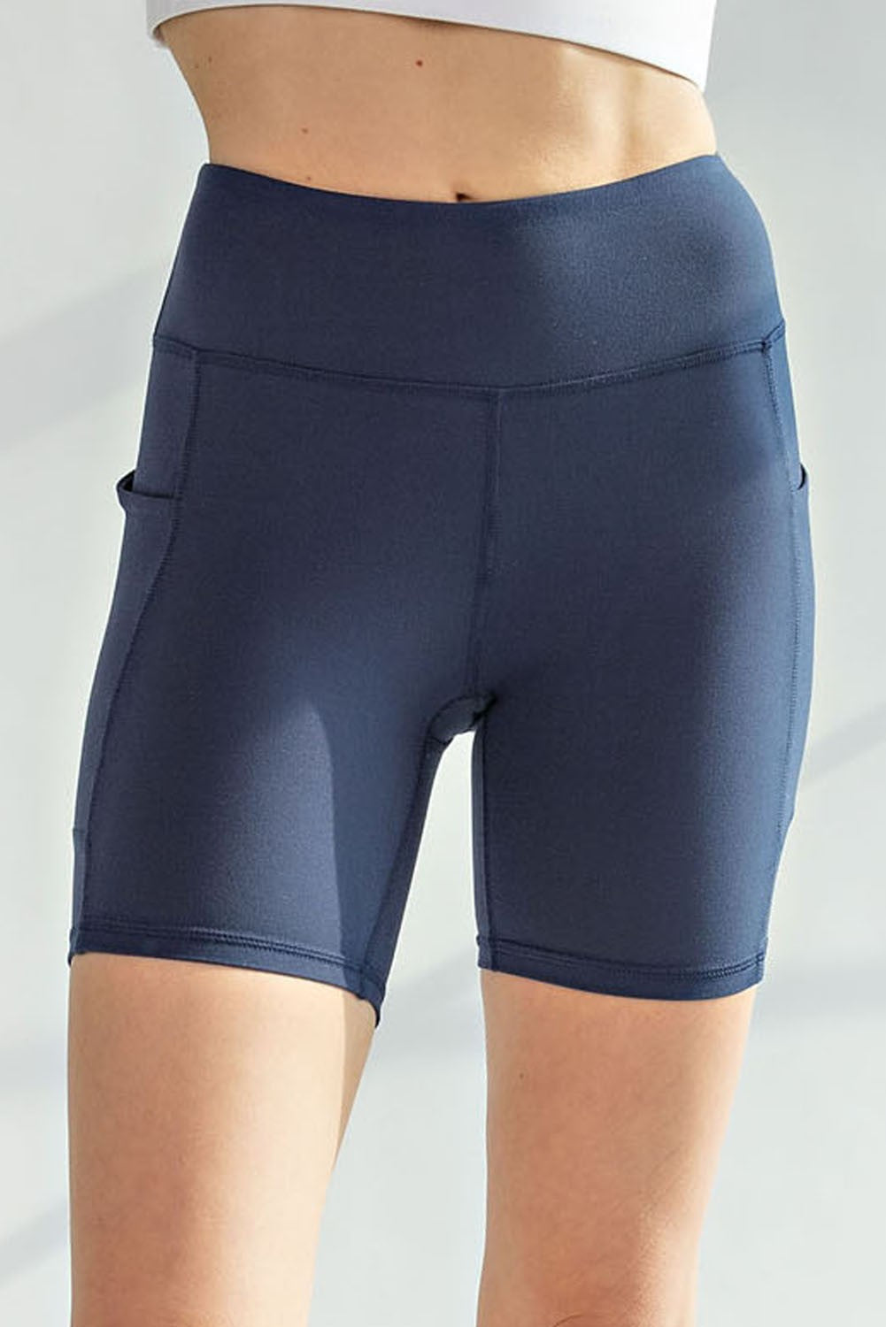 ALL THE THINGS BIKER SHORTS IN NAVY